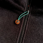 Haven Quarter-Zip Fleece Dress – Khaki & Black